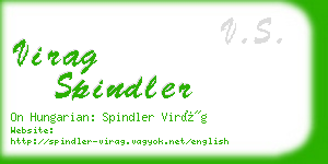 virag spindler business card